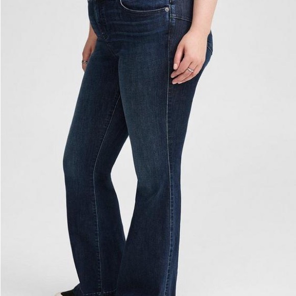 Torrid Bombshell Flare High-Rise Jean 14 XT color: new moon - Picture 3 of 5